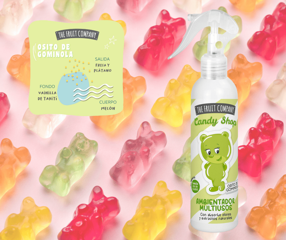 AMBIENTADOR SPRAY CANDY OSITO DE GOMINOLA