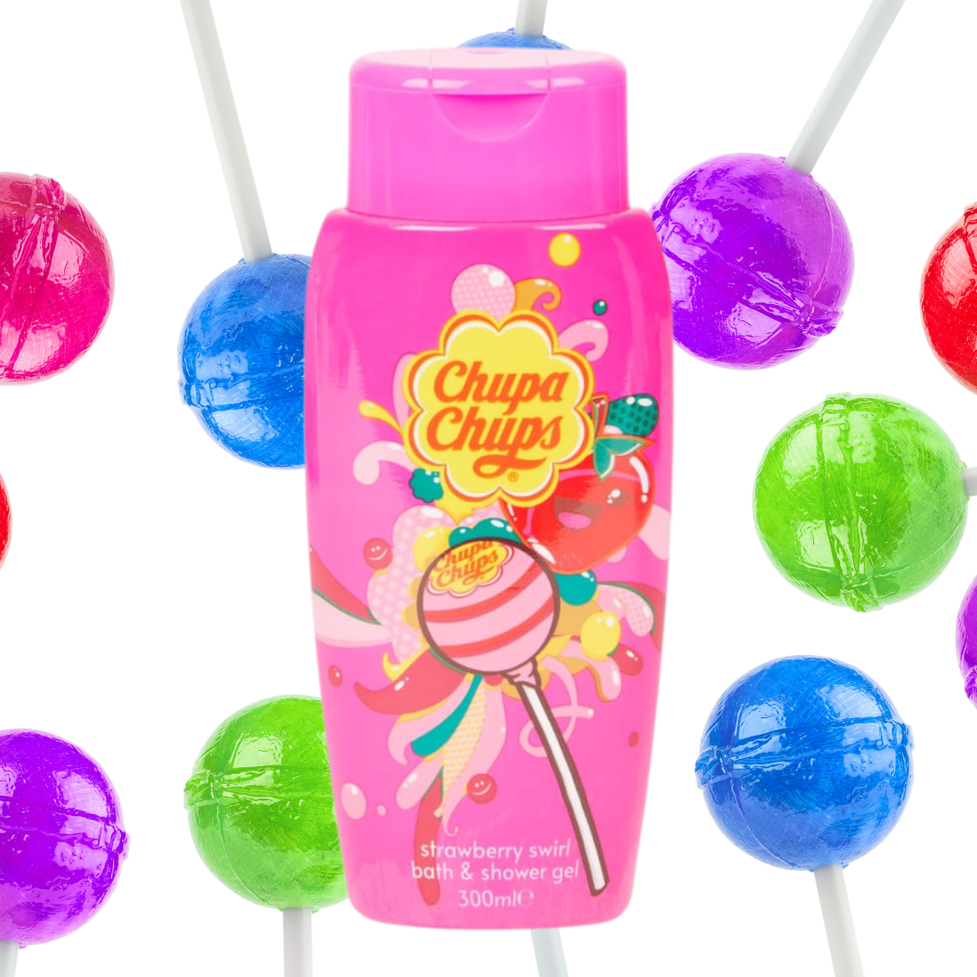 GEL DE BAÑO Y DUCHA CHUPA CHUPS FRESA