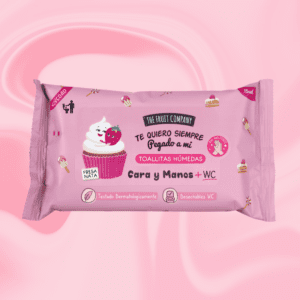 TOALLITAS CARA Y MANOS + WC FRESA & NATA