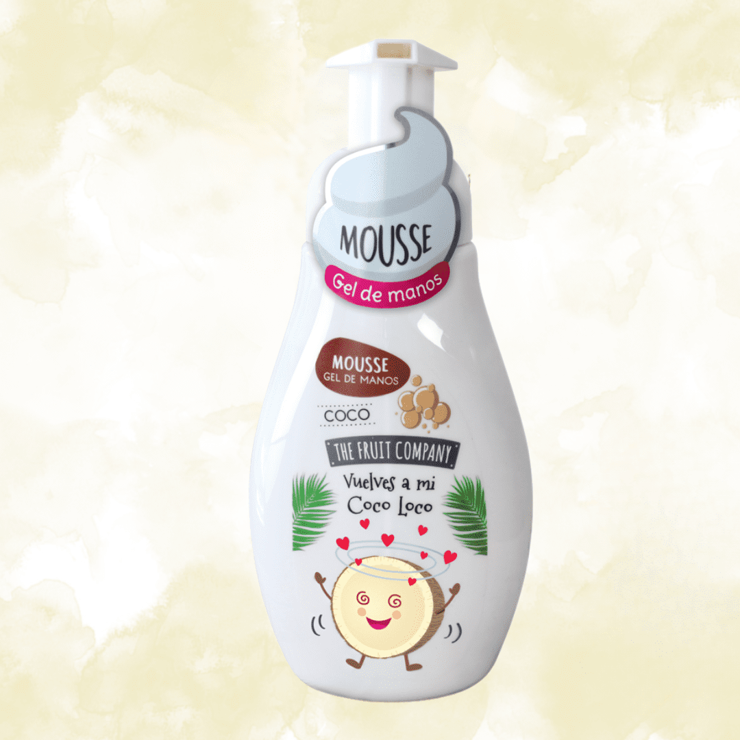 MOUSSE GEL DE MANOS COCO