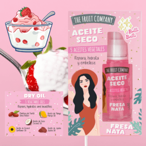 ACEITE SECO REPARADOR E HIDRATANTE FRESA&NATA