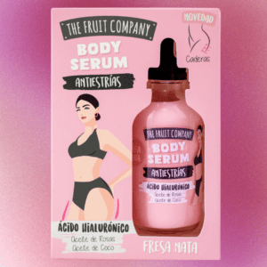 BODY SERUM ANTIESTRÍAS CON ÁCIDO HIALURÓNICO AROMA FRESA&NATA