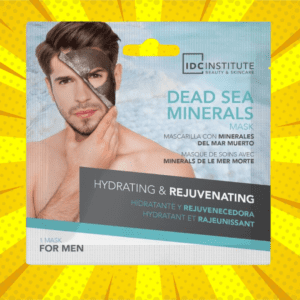 MASCARILLA FACIAL HOMBRE MINERALES MARINOS Y CARBÓN - HIDRATA & REJUVENECE