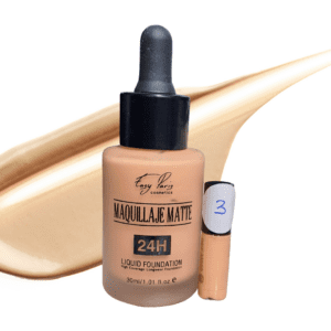 MAQUILLAJE FLUIDO MATE 24H ALTA COBERTURA TONO 3