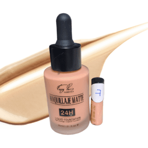 MAQUILLAJE FLUIDO MATE 24H ALTA COBERTURA TONO 7