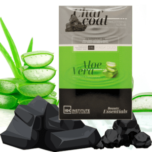 MASCARILLA DUO FACIAL CARBÓN VEGETAL Y ALOE VERA - PIELES NORMALES Y SECAS - EXFOLIA, HIDRATA E ILUMINA