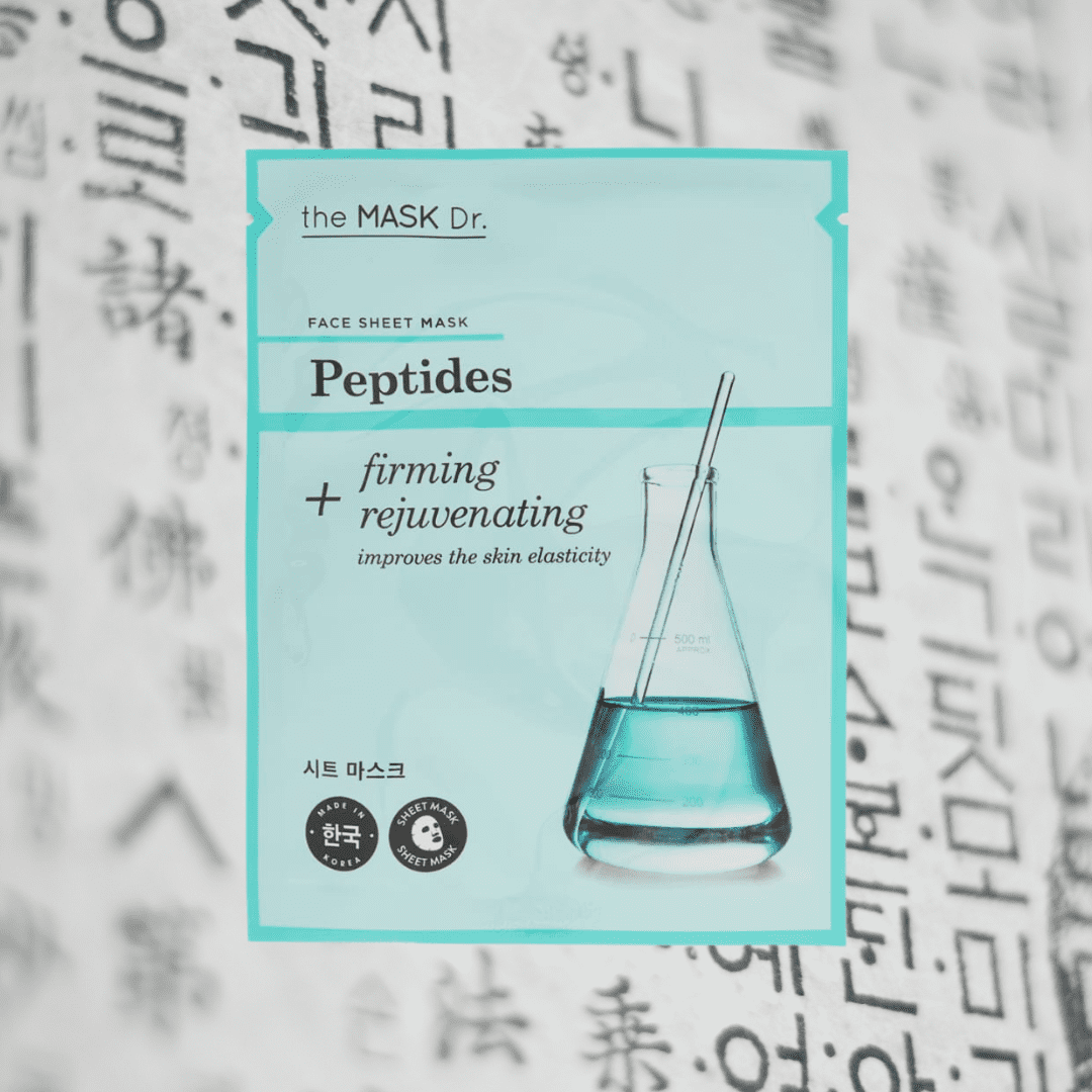 MASCARILLA FACIAL COREANA CON PÉPTIDOS - REAFIRMA Y REJUVENECE