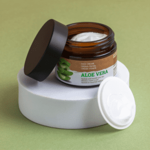 CREMA FACIAL VEGANA DE ALOE VERA - HIDRATANTE Y NUTRITIVA