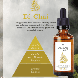 ESENCIA HIDROSOLUBLE PARA HUMIDIFICADOR ACTIVACIÓN TÉ CHAI