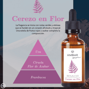 ESENCIA HIDROSOLUBLE PARA HUMIDIFICADOR RENACER CEREZO EN FLOR