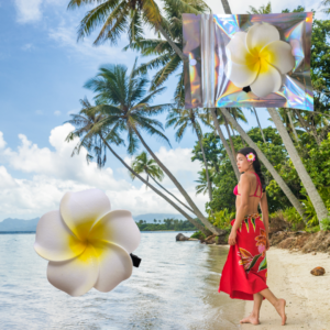 HORQUILLA CON FLOR HAWAIANA