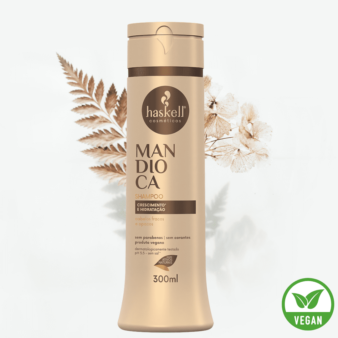 CHAMPÚ CAPILAR MANDIOCA CABELLO DÉBIL Y OPACO