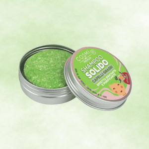 CHAMPÚ SÓLIDO PARA CABELLO GRASO CON TÉ VERDE