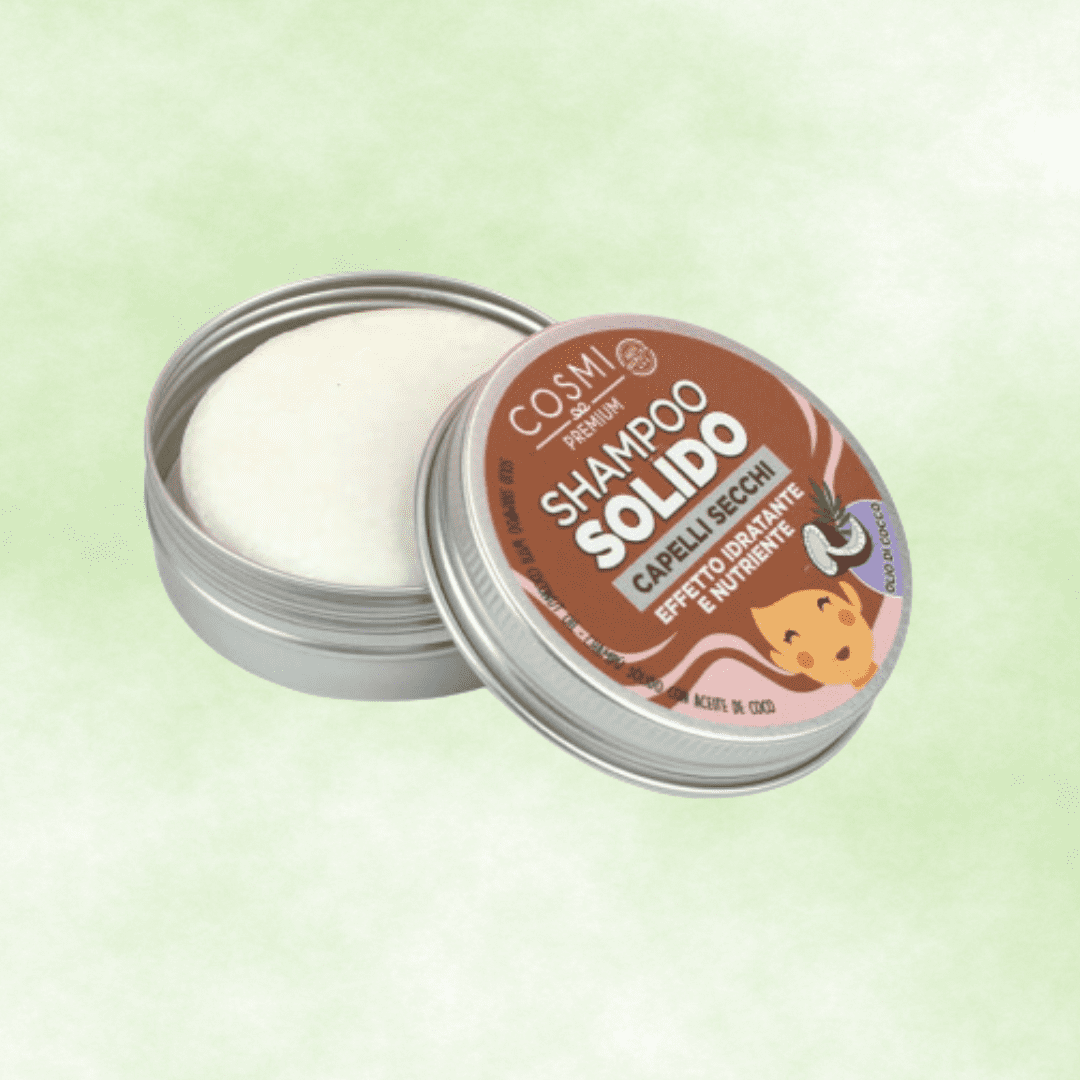 CHAMPÚ SÓLIDO PARA CABELLO SECO CON ACEITE DE COCO