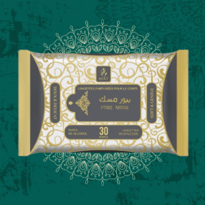 TOALLITAS CORPORALES CON PERFUME ÁRABE PURE MUSK