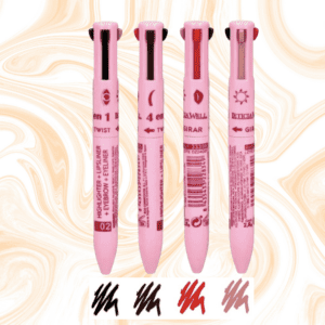 LAPIZ DE MAQUILLAJE 4 EN 1 TONO OSCURO