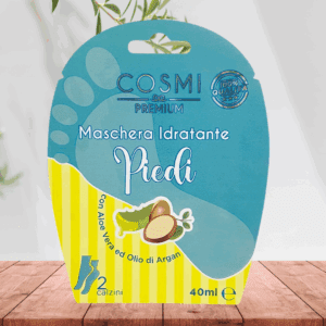 MASCARILLA HIDRATANTE PARA PIES CON CALCETINES ALOE Y ARGÁN