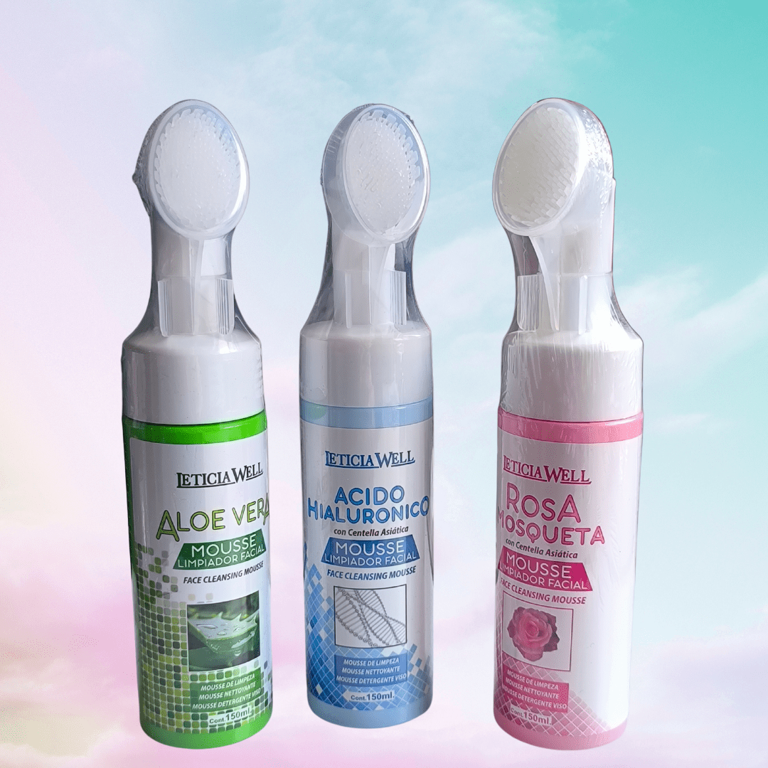 MOUSSE LIMPIADOR FACIAL CON CEPILLO