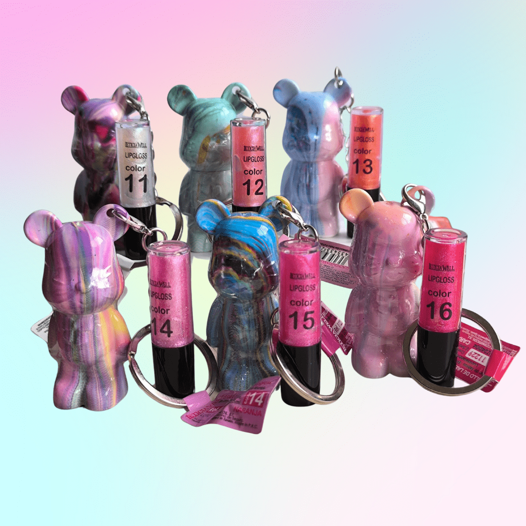 BRILLO DE LABIOS LLAVERO OSITO