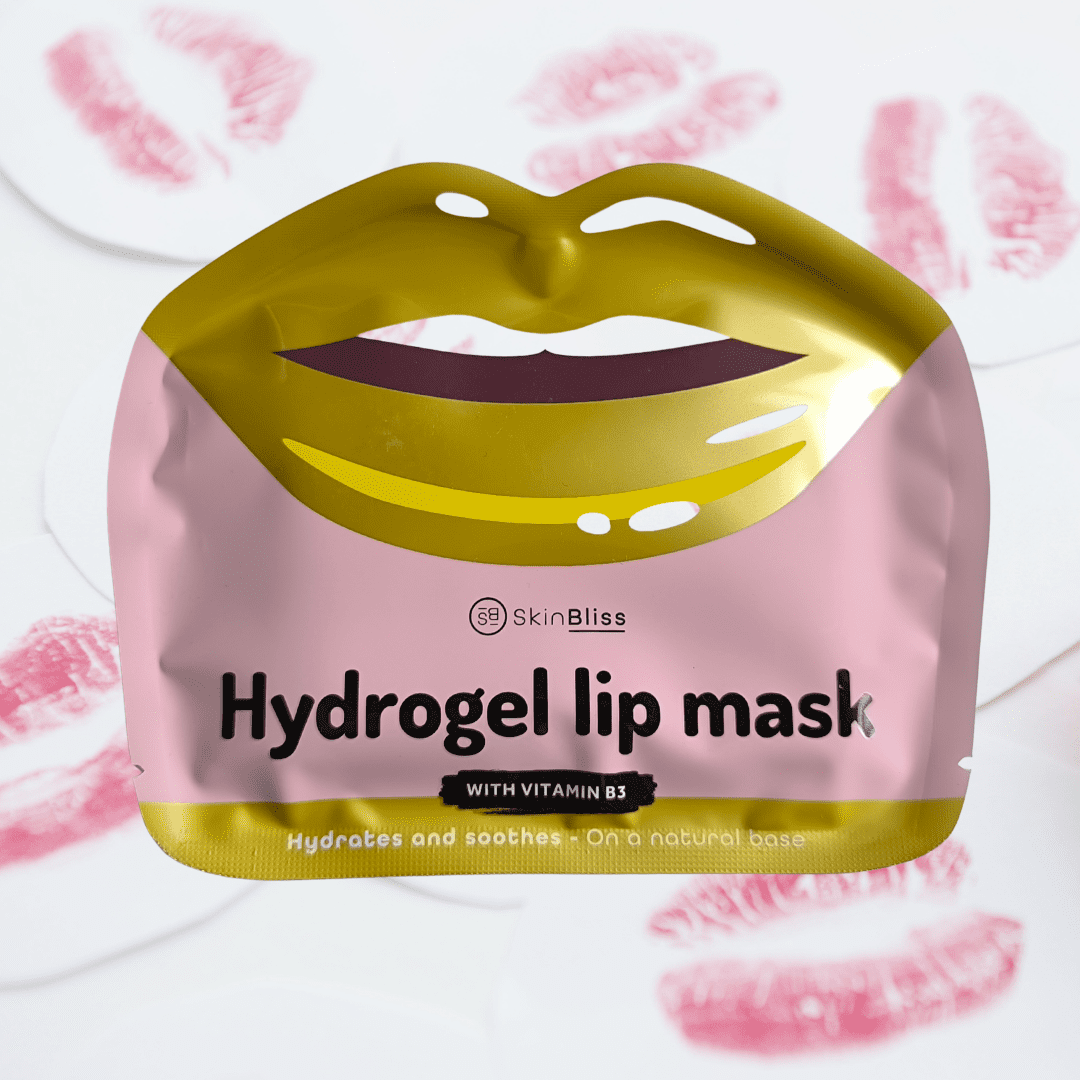 MASCARILLA HIDRANTE DE LABIOS DORADA CON VITAMINA B3