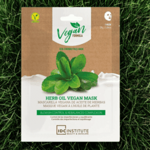 MASCARILLA FACIAL VEGANA DE ACEITE DE HIERBAS - IMPERFECCIONES & EQUILIBRIO