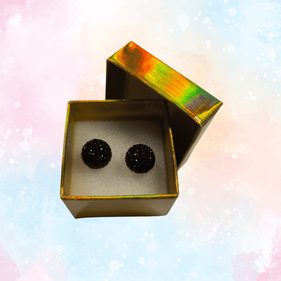 PENDIENTES TIPO PERLA REDONDA TEXTURIZADA 8 y 12 mm. VARIOS COLORES - Imagen 14