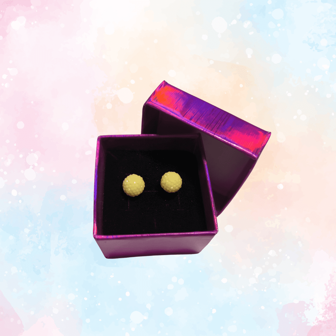 PENDIENTES TIPO PERLA REDONDA TEXTURIZADA 8 y 12 mm. VARIOS COLORES - Imagen 7