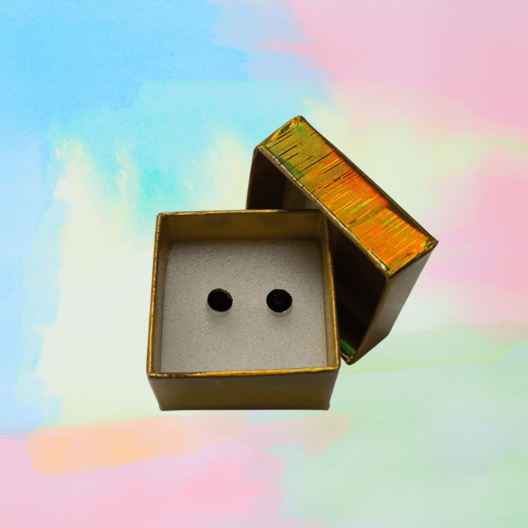 PENDIENTES DE CRISTAL FACETADO REDONDO 4 Y 6 mm. VARIOS COLORES - Imagen 17