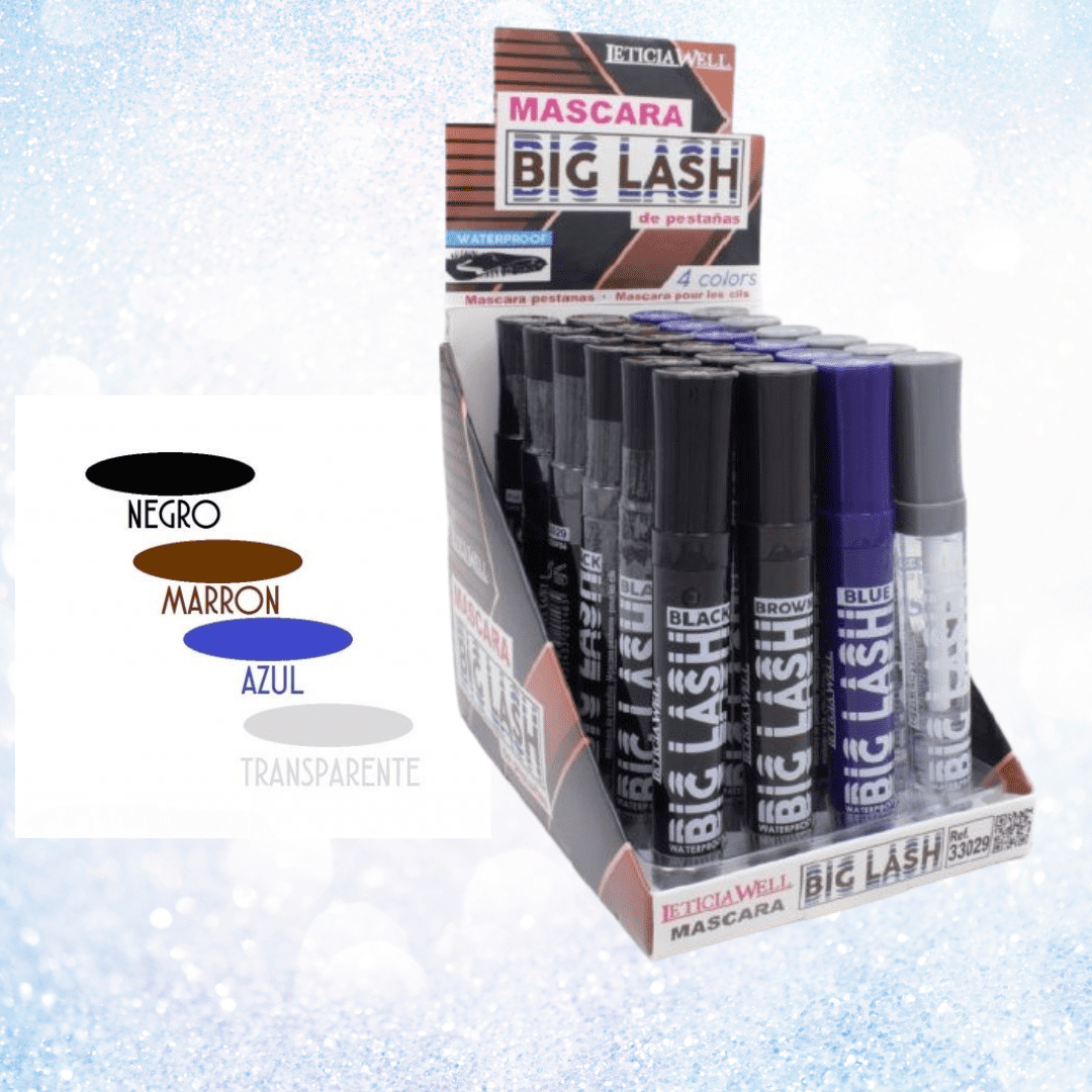 MÁSCARAS DE PESTAÑAS WATERPROOF VARIOS COLORES
