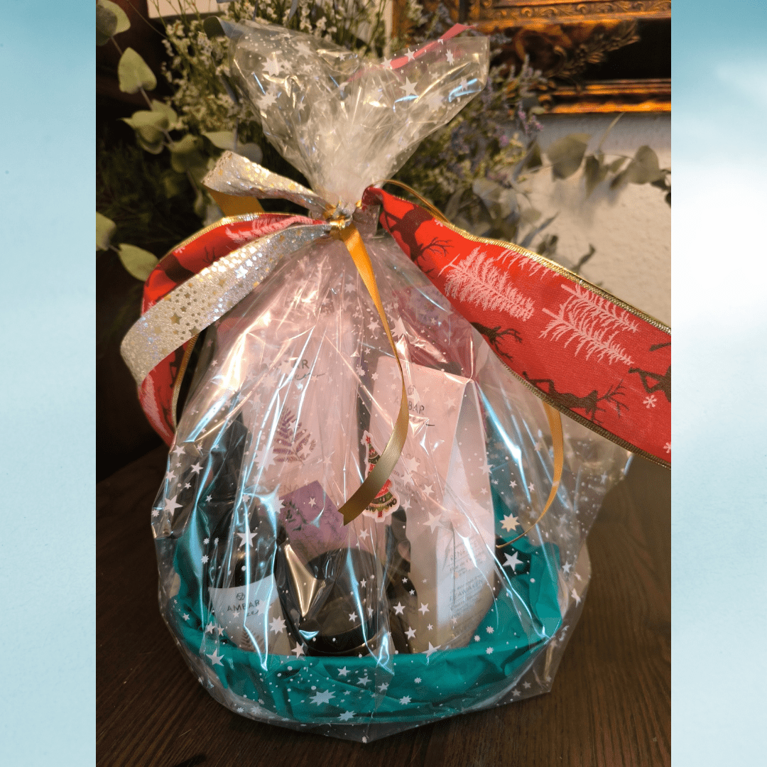 CESTA AMBIENTACIÓN HOGAR RENACER (cerezo en flor)