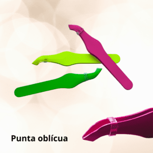 PINZAS DEPILATORIAS OBLÍCUAS VARIOS COLORES