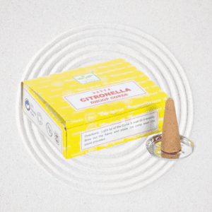 CONOS INCIENSO CITRONELA CON SOPORTE